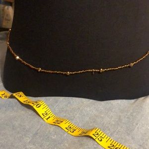 Bronze belly beaded necklaces